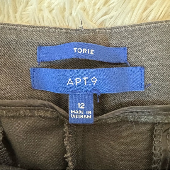 Apt. 9 Torie Women’s Gray Crop Pants Size: 12 - Picture 4 of 7